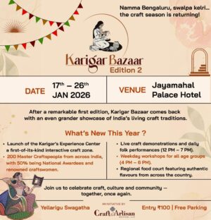 Karigar Bazaar Bengaluru Edition 2 - Ticket